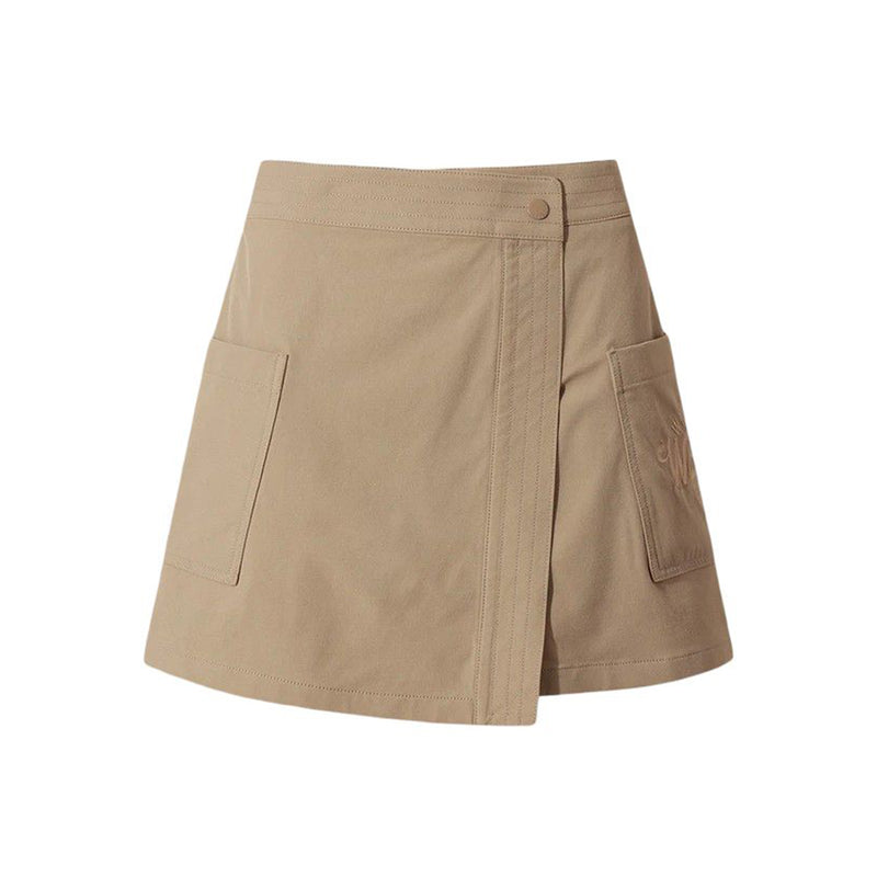 WOMEN Aライン アシンメトリースカート サンドベージュ