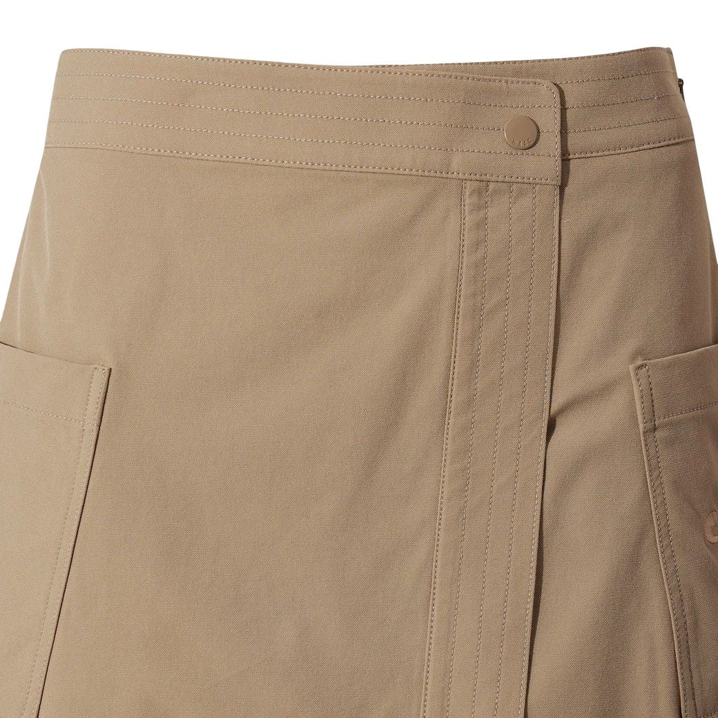 WOMEN Aライン アシンメトリースカート サンドベージュ