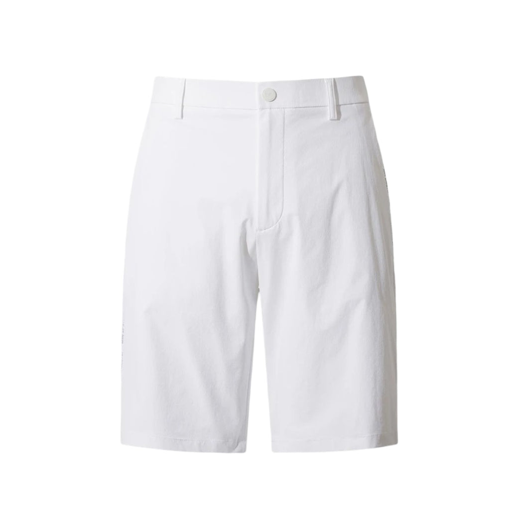 MARK & LONA ホワイトショートパンツ国内正規品 MEN サイドロゴ スストレッチハーフパンツ ホワイト