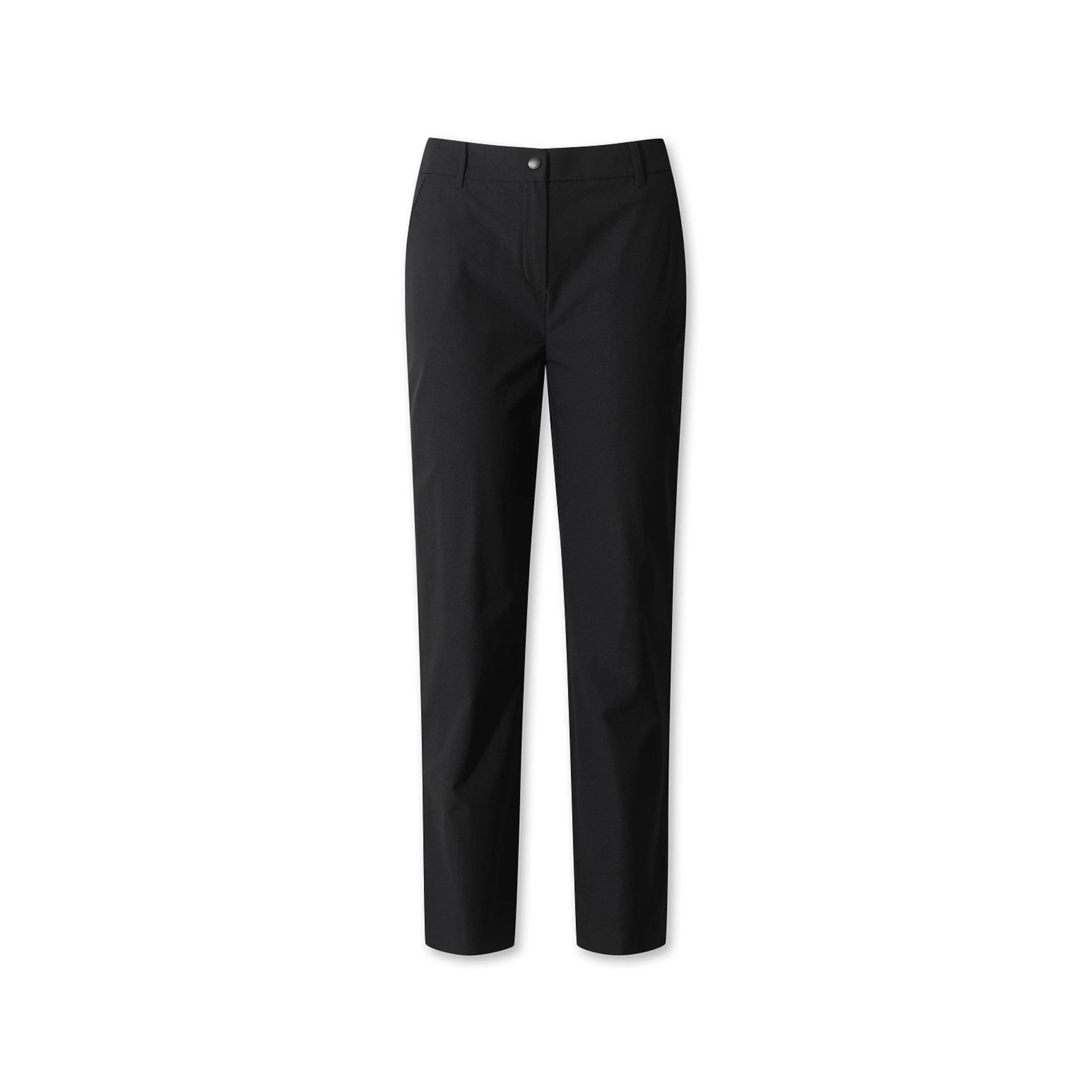 WOMEN ESSENTIAL クールストレートパンツ ブラック