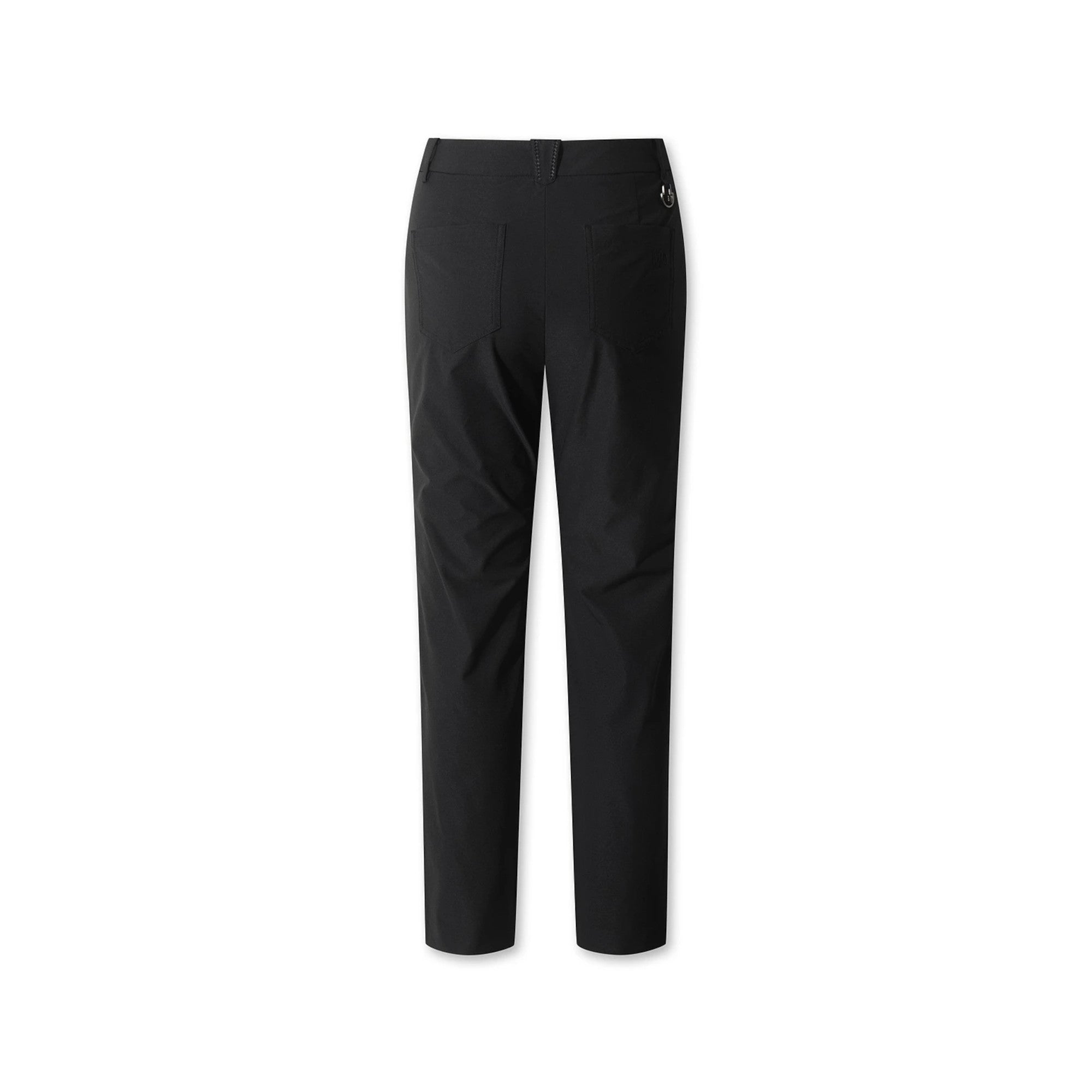 WOMEN ESSENTIAL クールストレートパンツ ブラック