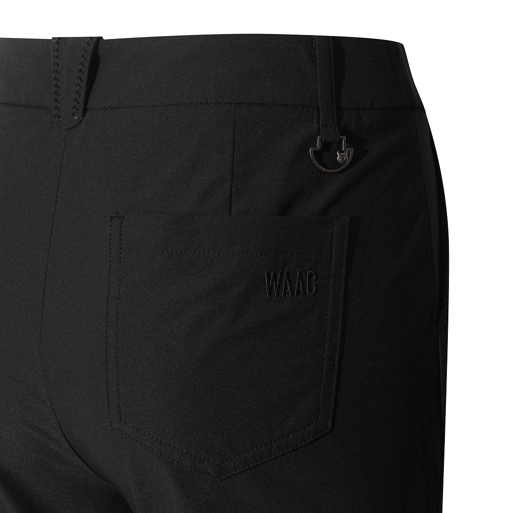 WOMEN ESSENTIAL クールストレートパンツ ブラック