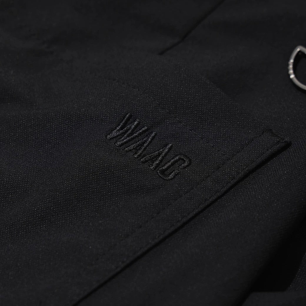 WOMEN ESSENTIAL クールストレートパンツ ブラック