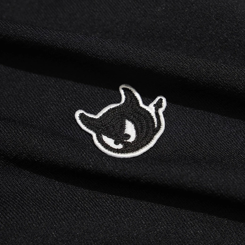 MEN クールファイン サマーニットポロ ブラック