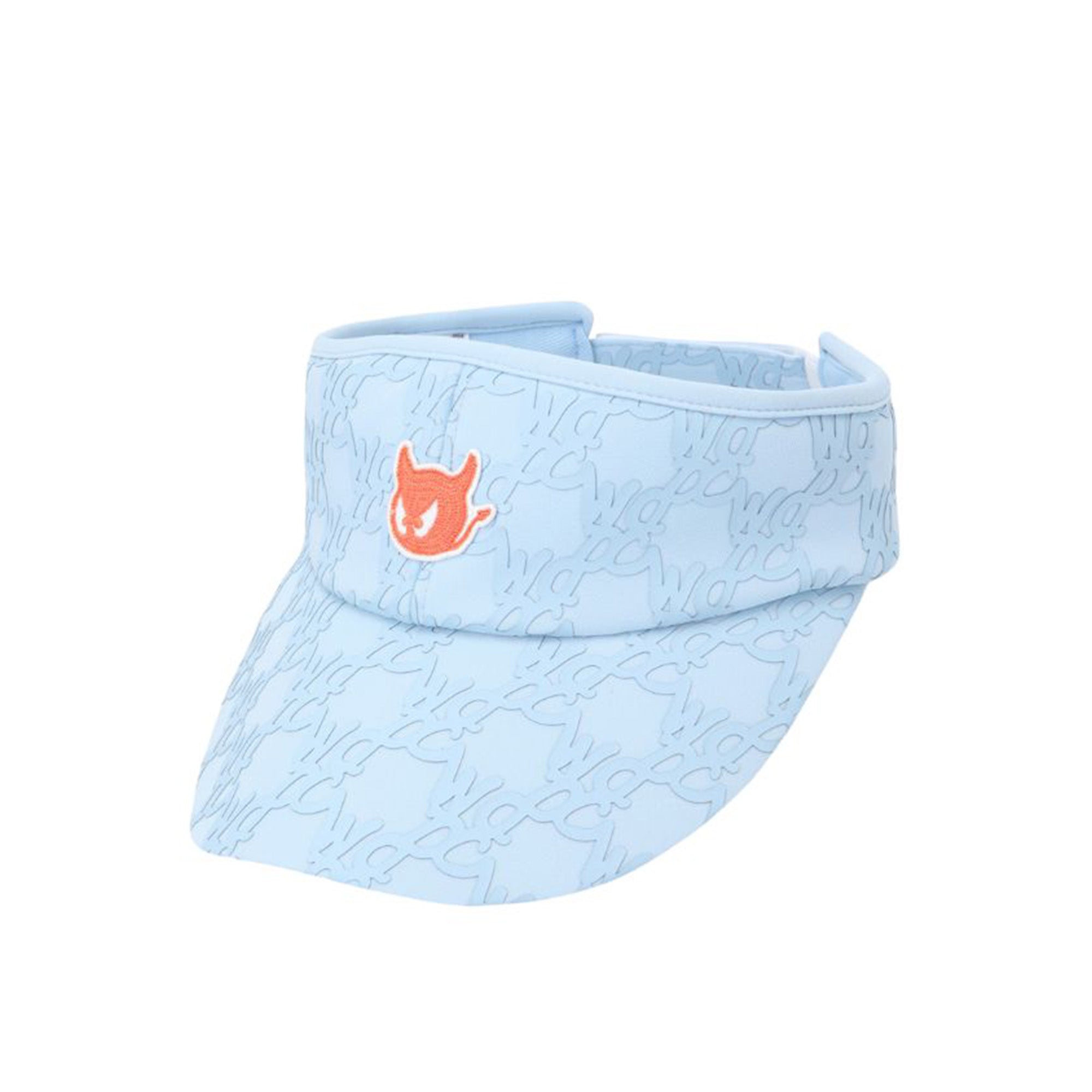 ロゴパターンバイザー ライトブルー