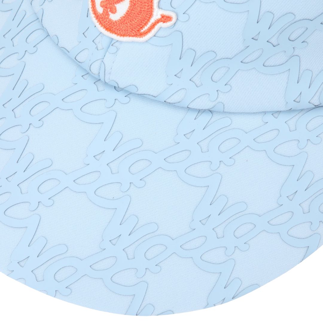 ロゴパターンバイザー ライトブルー