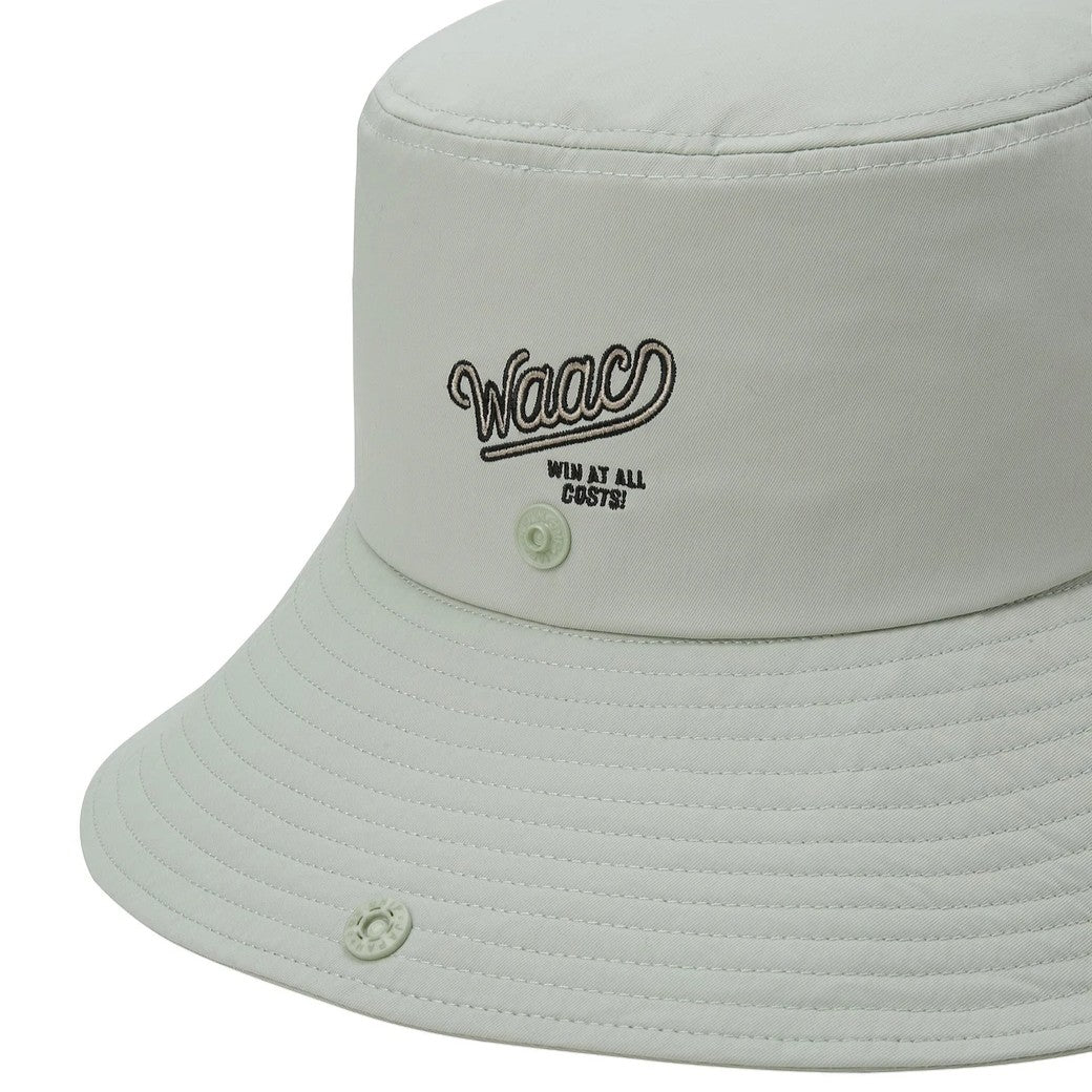 UNISEX COOLMAX ワイドブリム バケットハット カーキ