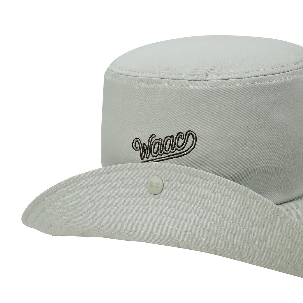 UNISEX COOLMAX ワイドブリム バケットハット カーキ