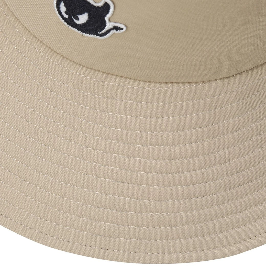 UNISEX COOLMAX ワイドブリム バケットハット ベージュ