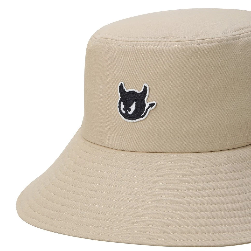 UNISEX COOLMAX ワイドブリム バケットハット ベージュ