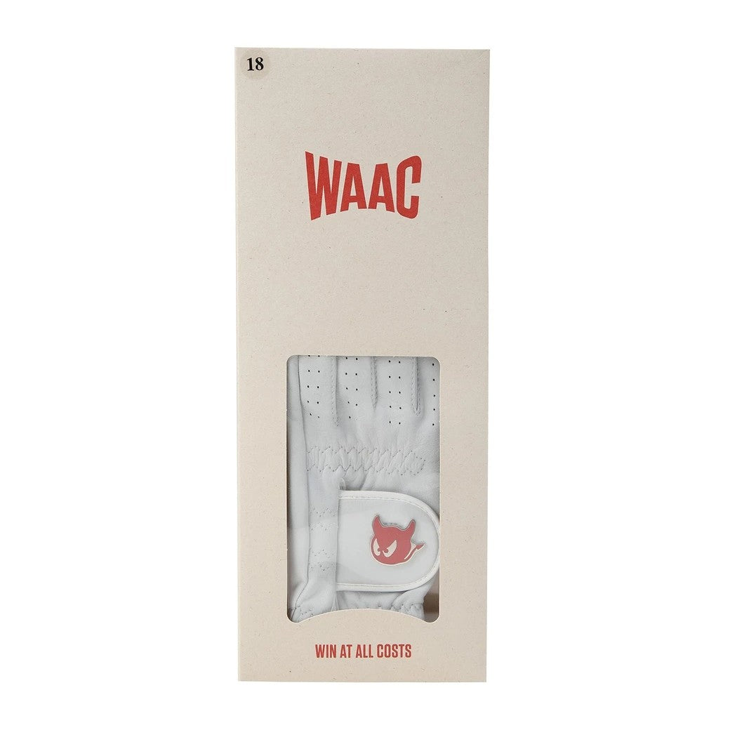 WOMEN ボールマーカー付き レフト用グローブ レッド