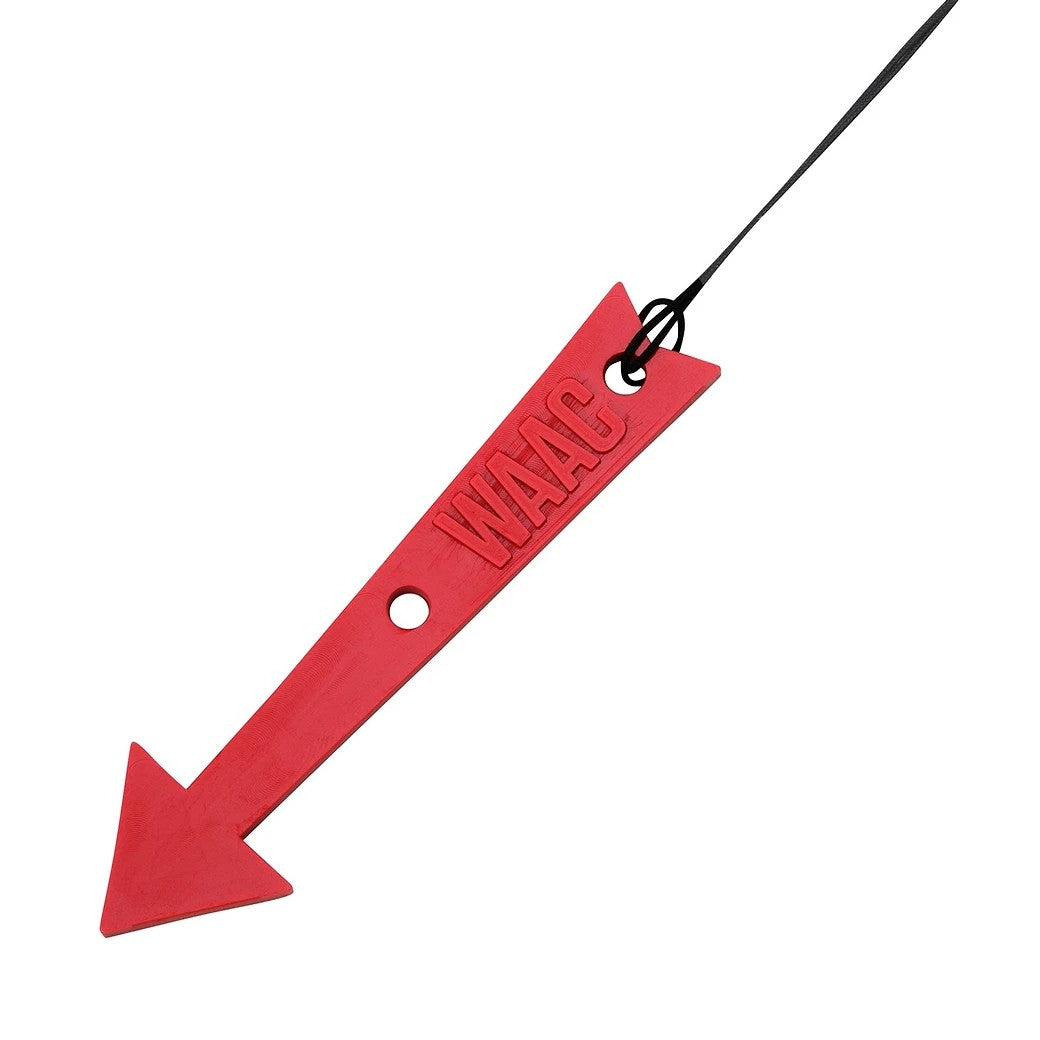 UNISEX ティーホルダー バイザーWAACKY  レッド