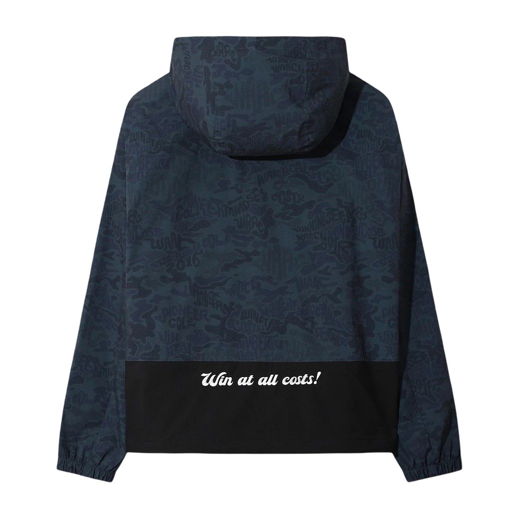 MEN カモフラージュ ウィンドブレーカー ネイビー