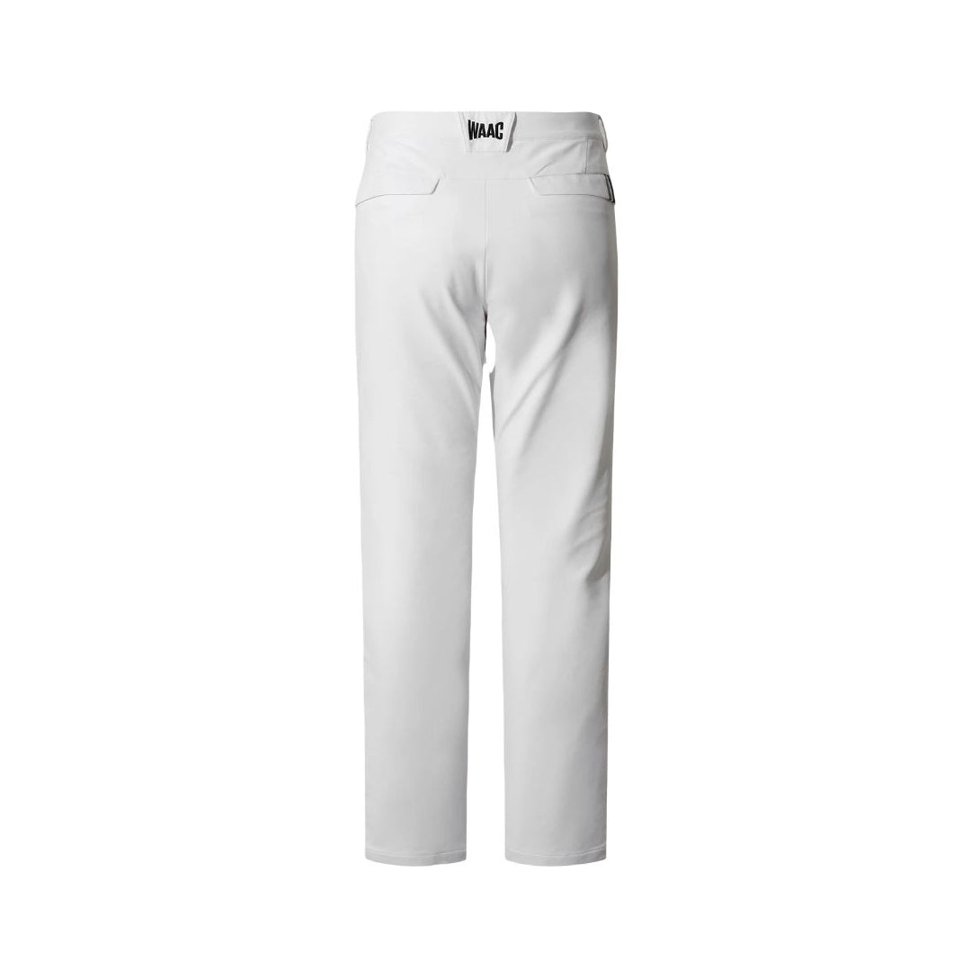 MEN ESSENTIAL ブラッシュド ナイロンストレッチパンツ ホワイト