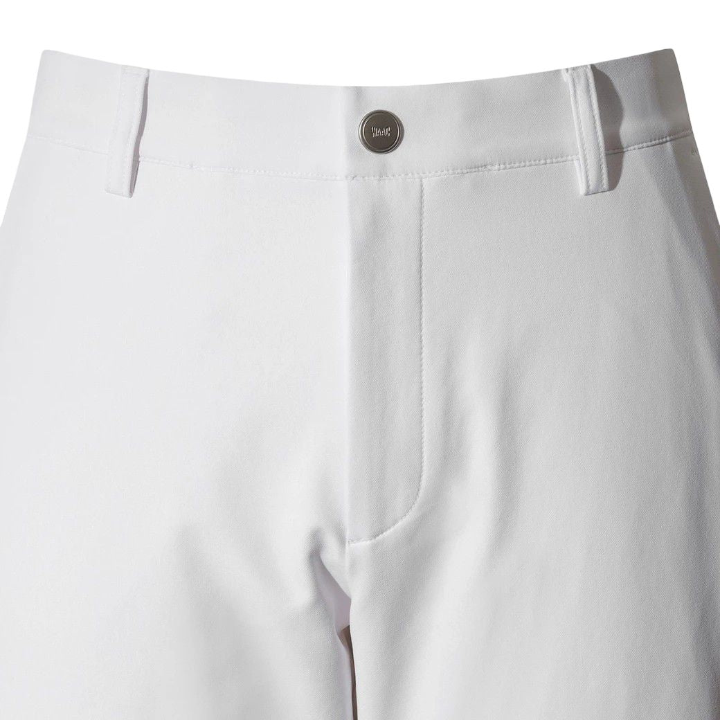 MEN ESSENTIAL ブラッシュド ナイロンストレッチパンツ ホワイト