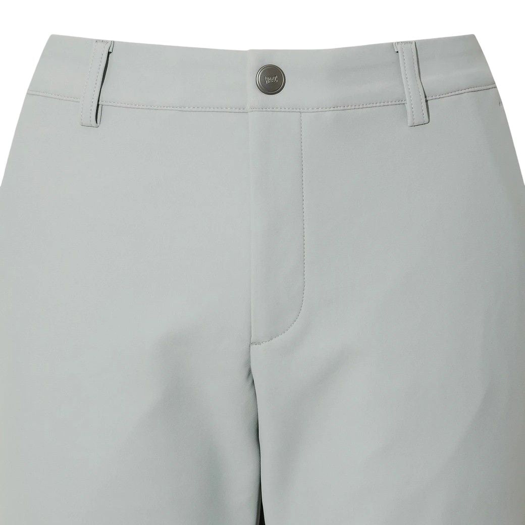 MEN ESSENTIAL ブラッシュド ナイロンストレッチパンツ グレー