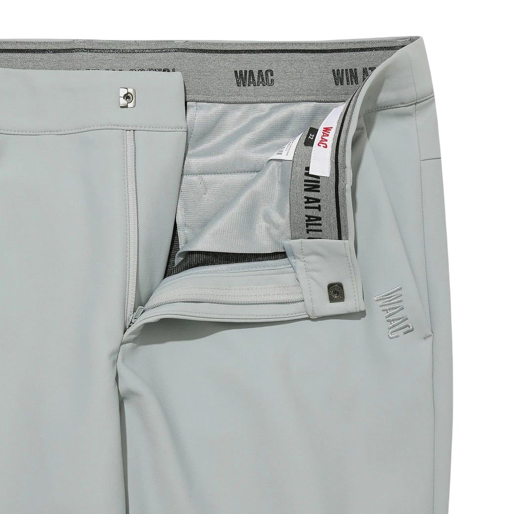 MEN ESSENTIAL ブラッシュド ナイロンストレッチパンツ グレー