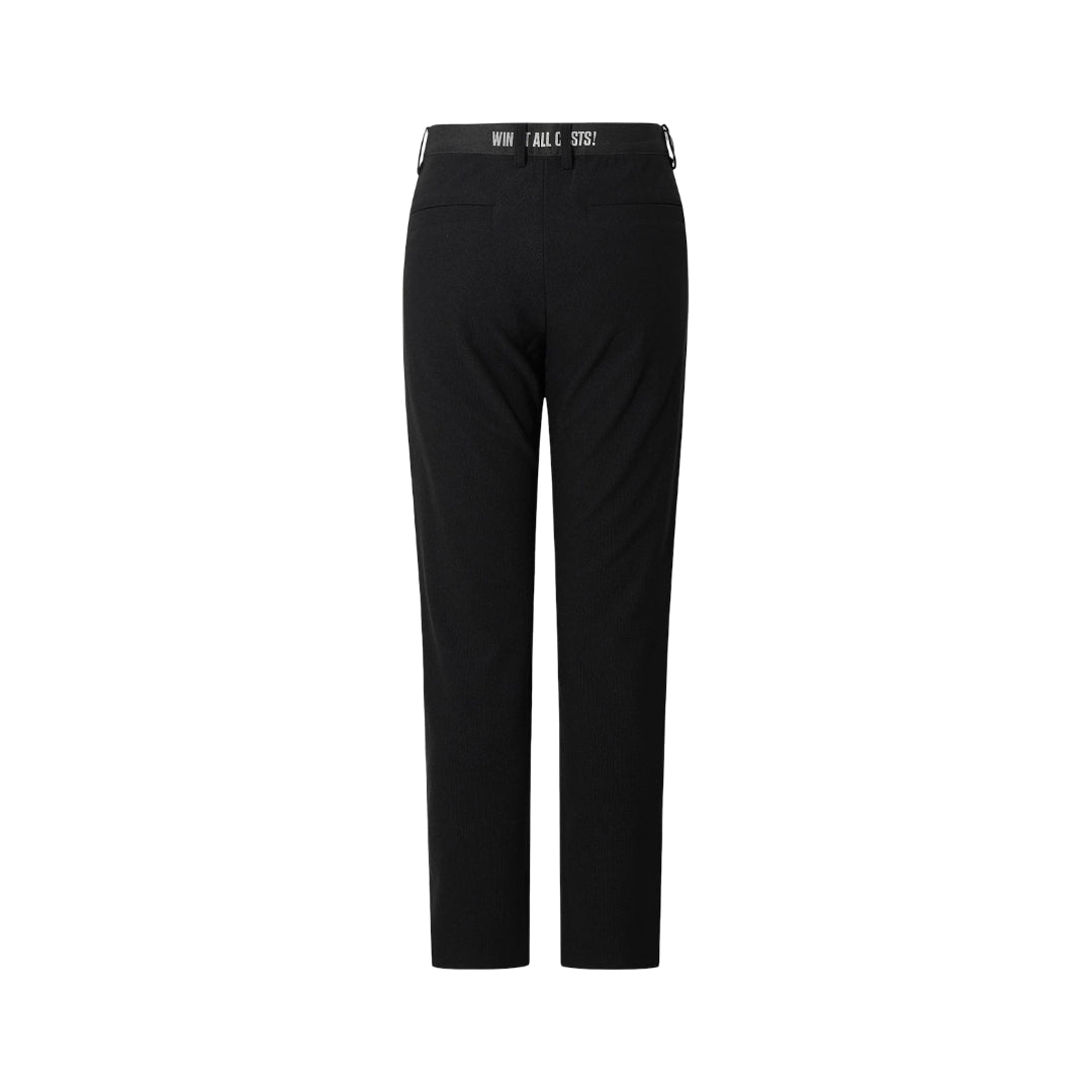MEN トリコットコーデュロイ ストレッチパンツ ブラック