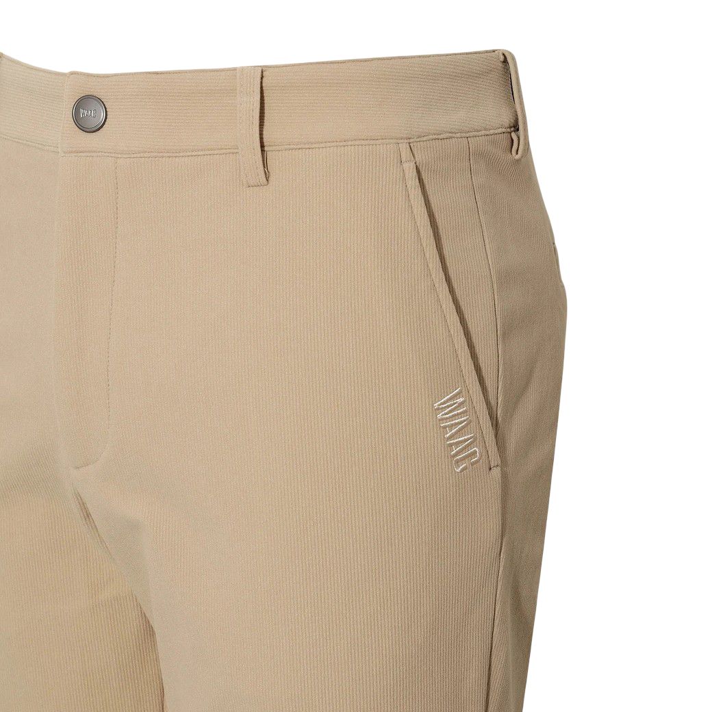 MEN トリコットコーデュロイ ストレッチパンツ ベージュ