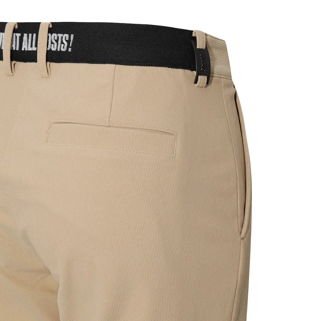 MEN トリコットコーデュロイ ストレッチパンツ ベージュ
