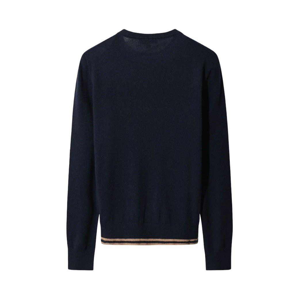 WOMEN WTO カシミヤ100 ホールガーメントセーター ネイビー