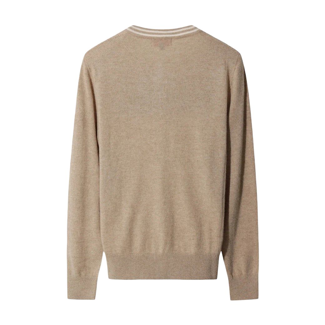 WOMEN WTO カシミヤ100 ホールガーメントカーディガン ベージュ