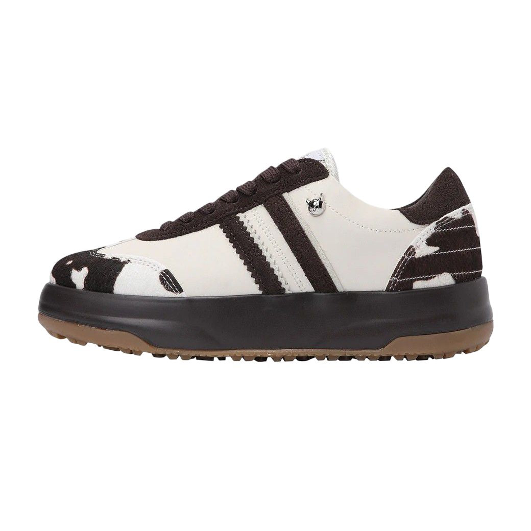 WOMEN MILKYFOAM Patterend Sneakers ブラウン