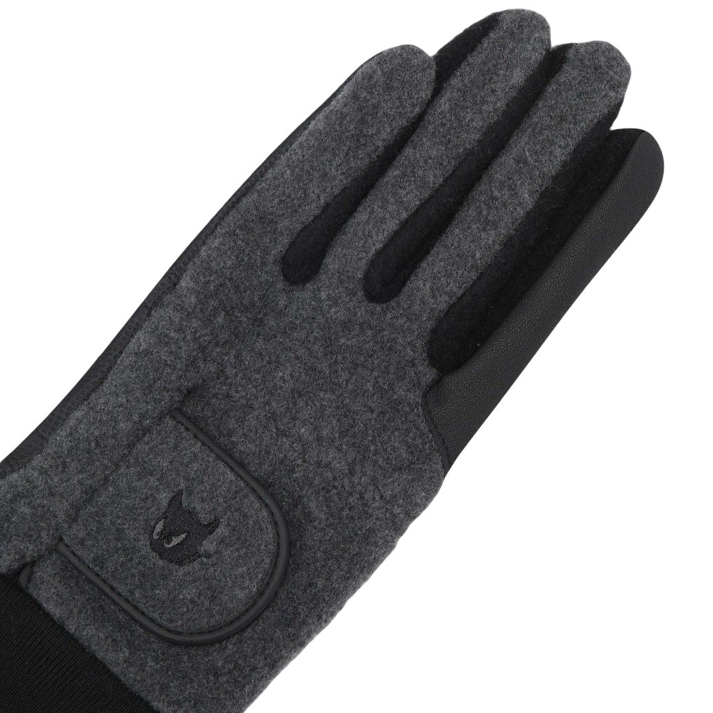 MEN Synthetic Leather グローブ チャコール