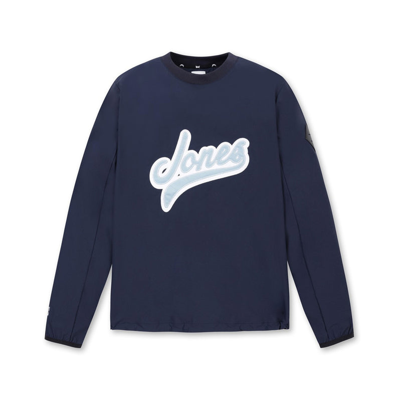 【WAAC X JONES】WOMEN カーブロゴプルオーバー ネイビー