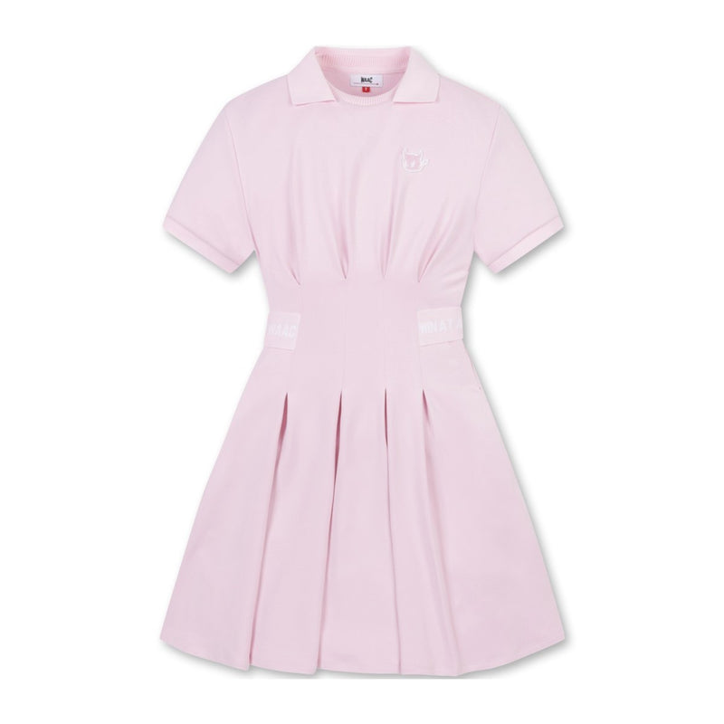 WOMENS 半袖ドレス ピンク/072332553