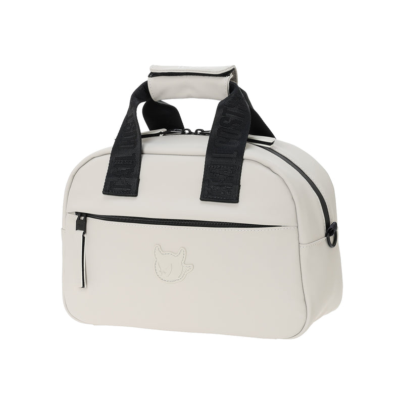 MATTE FAUX LEATHER カートバッグ グレー