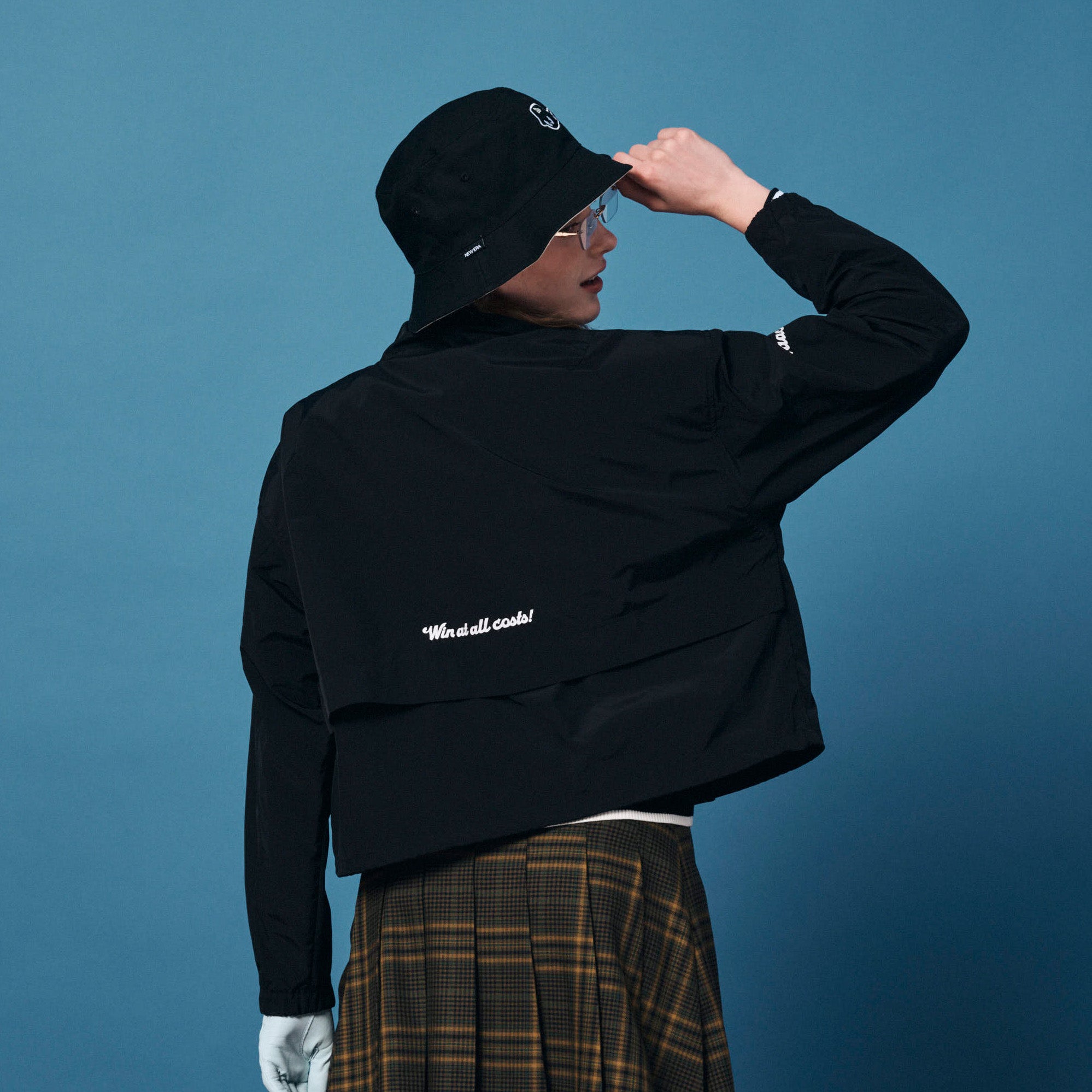 フルジップブルゾン　ブラック WOMEN ESSENTIALフルジップブルゾン ブラック