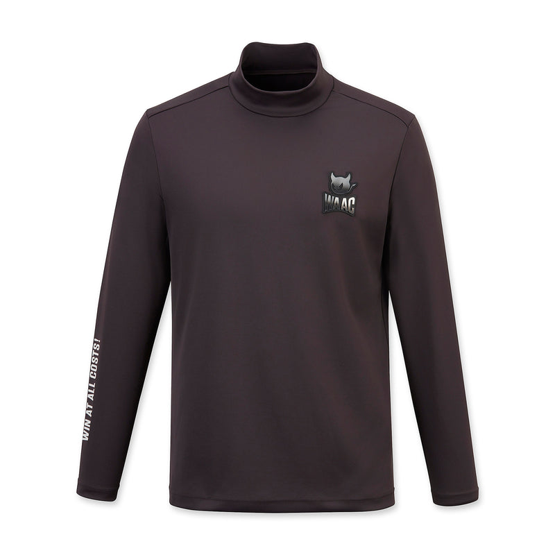 MEN PLAYERS EDITION モックネック ブラウン