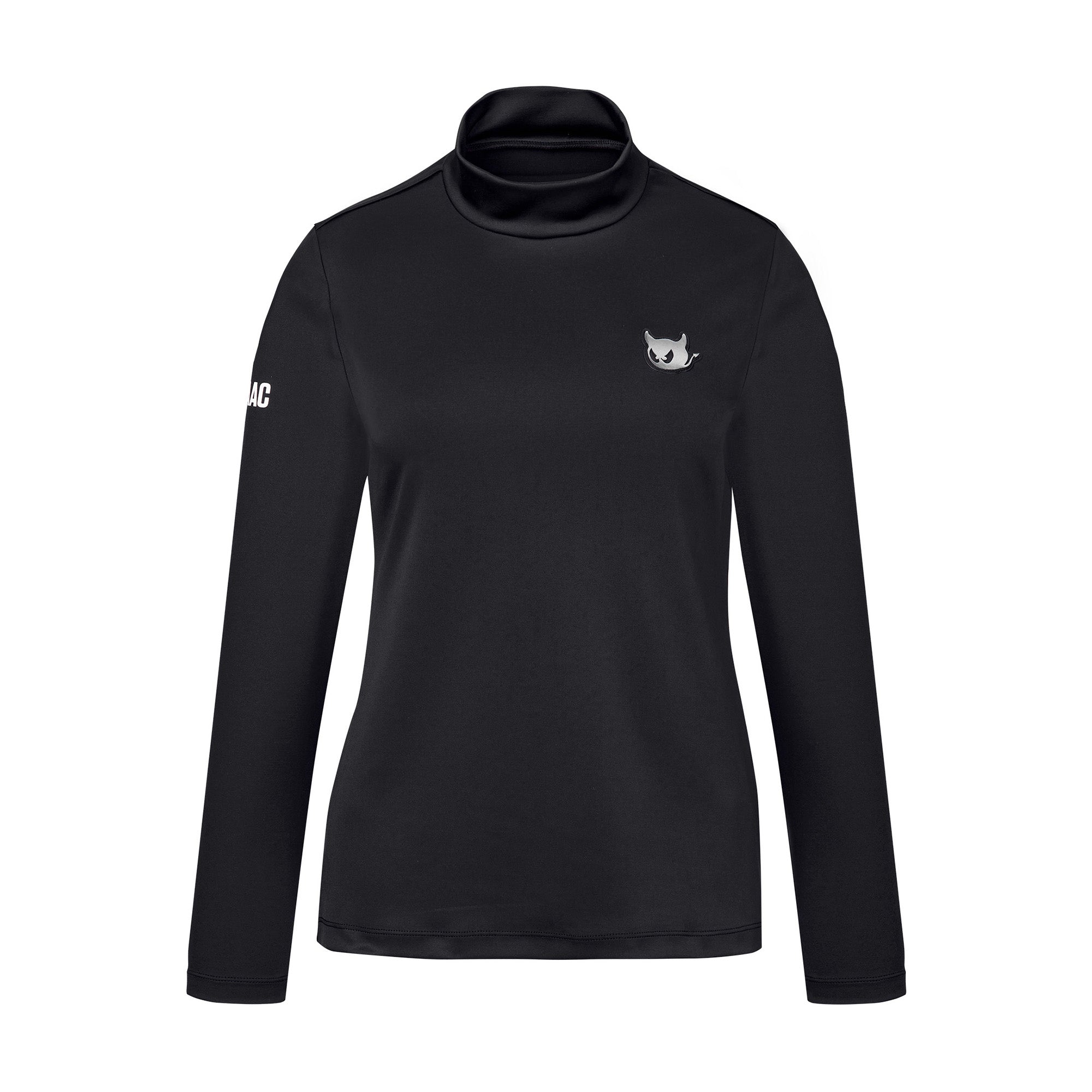 WOMEN ESSENTIAL モックネック ブラック