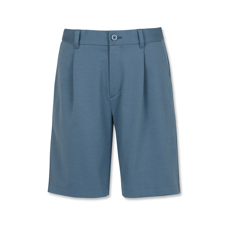 MEN ライトストレッチポンチハーフパンツ ブルー