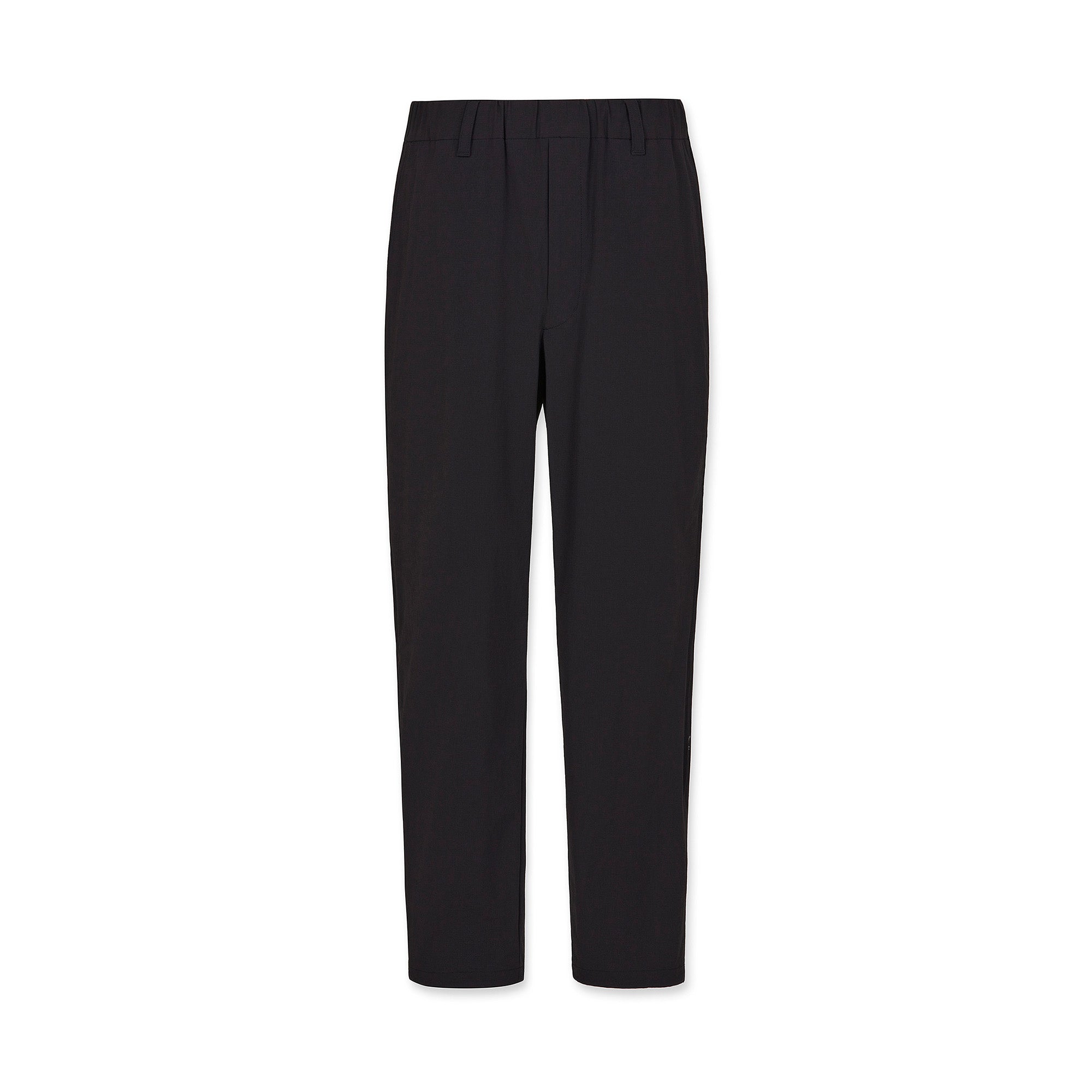 MEN CITY LINE ロングパンツ ブラック
