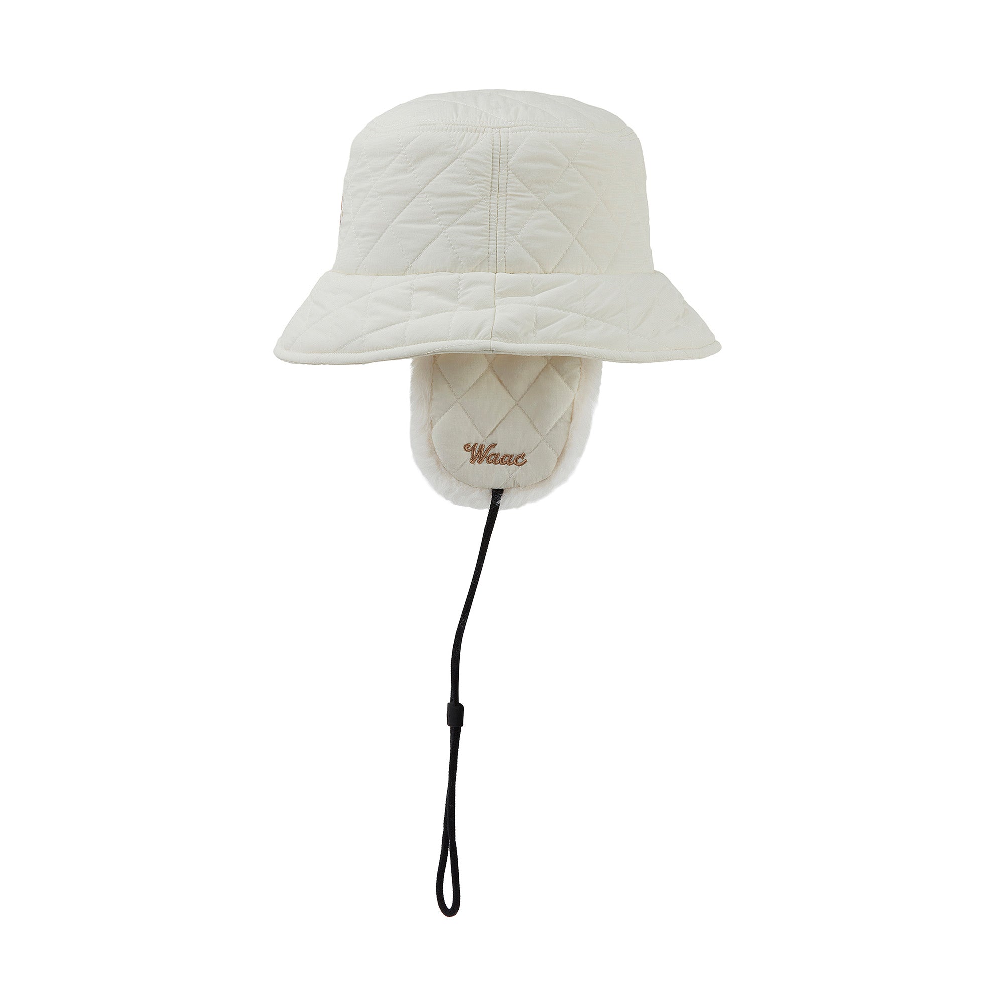 UNISEX イヤーフラップバケットハット ブラック