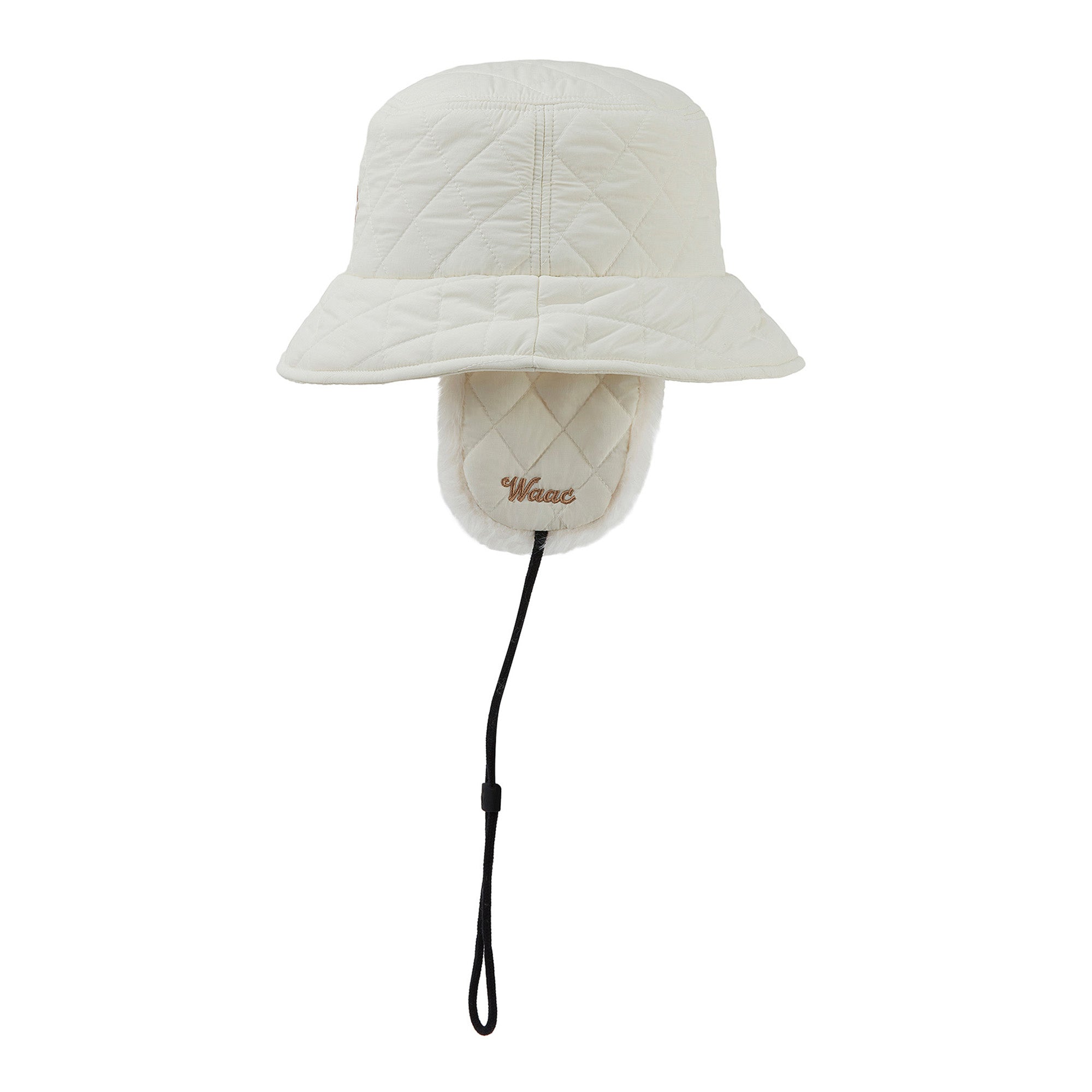 UNISEX イヤーフラップバケットハット ホワイト