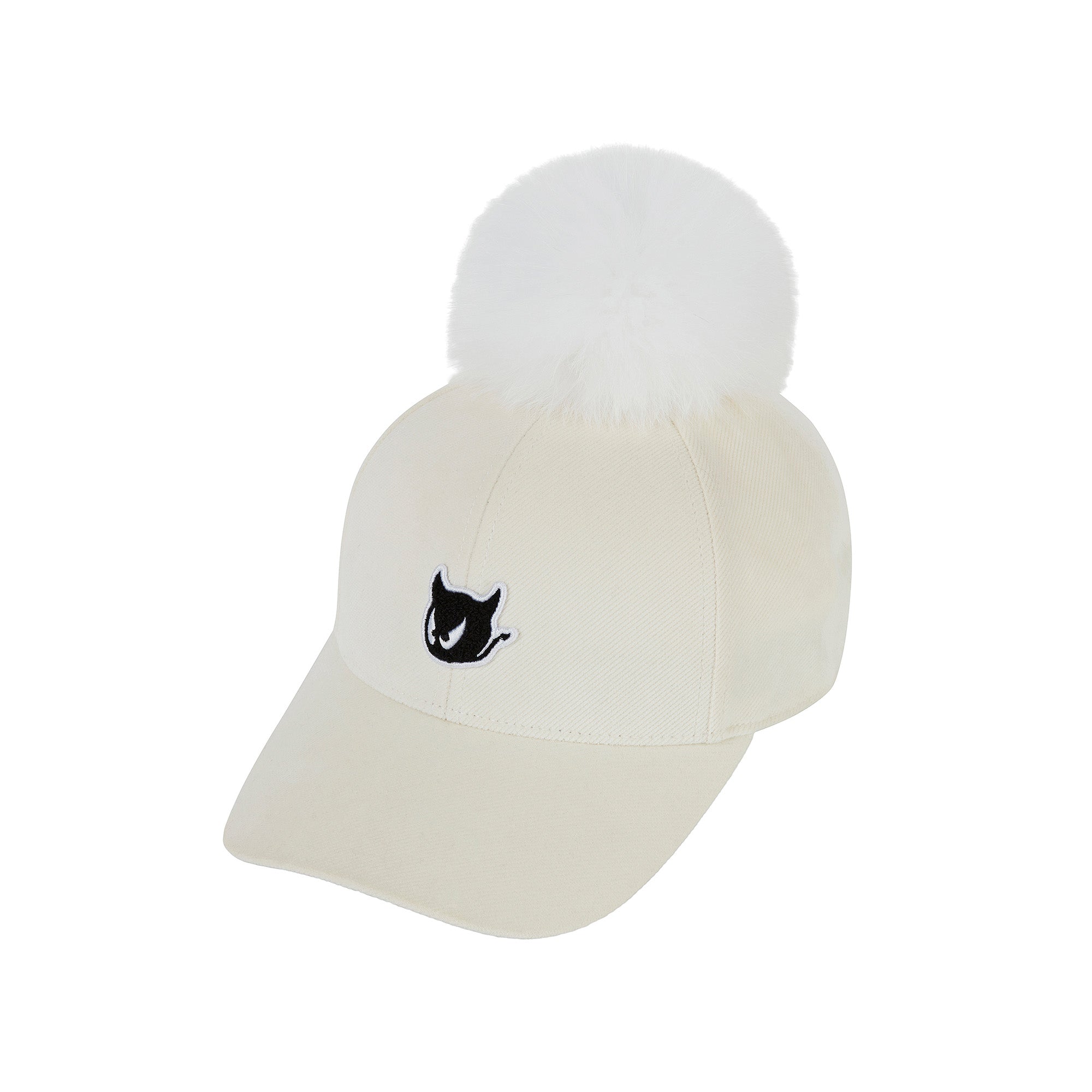 UNISEX ポンポンキャップ アイボリー
