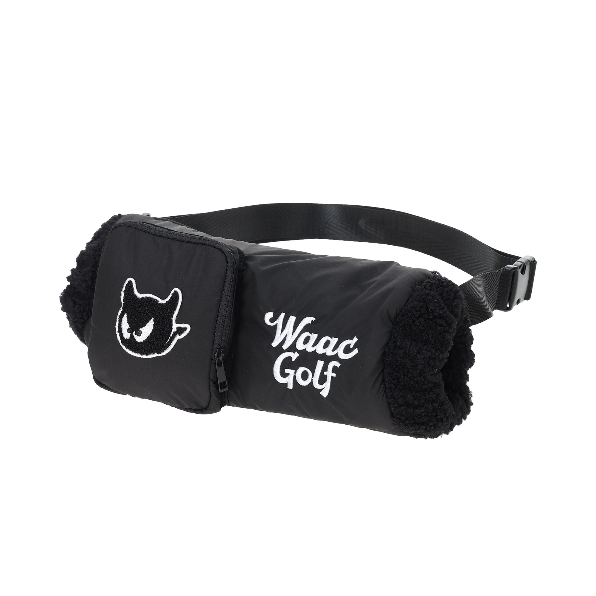 WAAC ワック ウォームバッグ ウエストポーチ型 ハンドウォーマー UNISEX ウォームバッグ ブラック