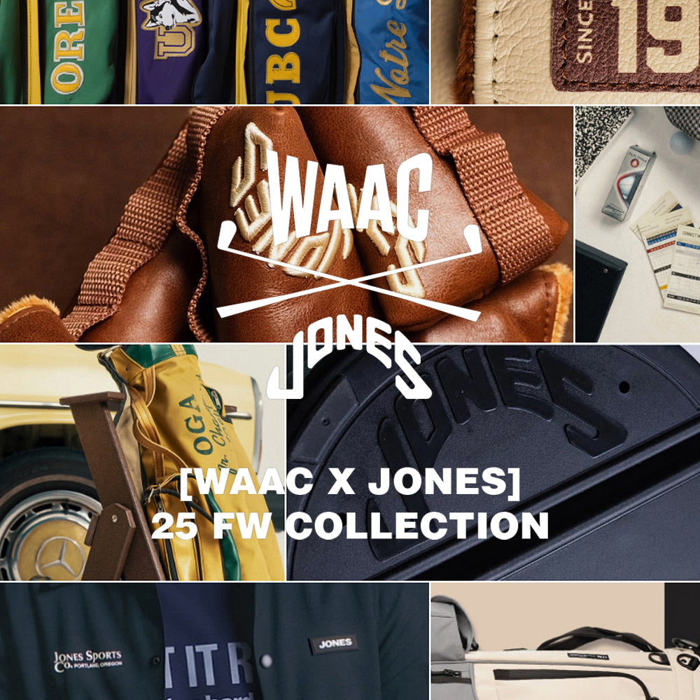 WAAC JONES 25FW COLLECTION】11/12よりコラボレーションアイテムが