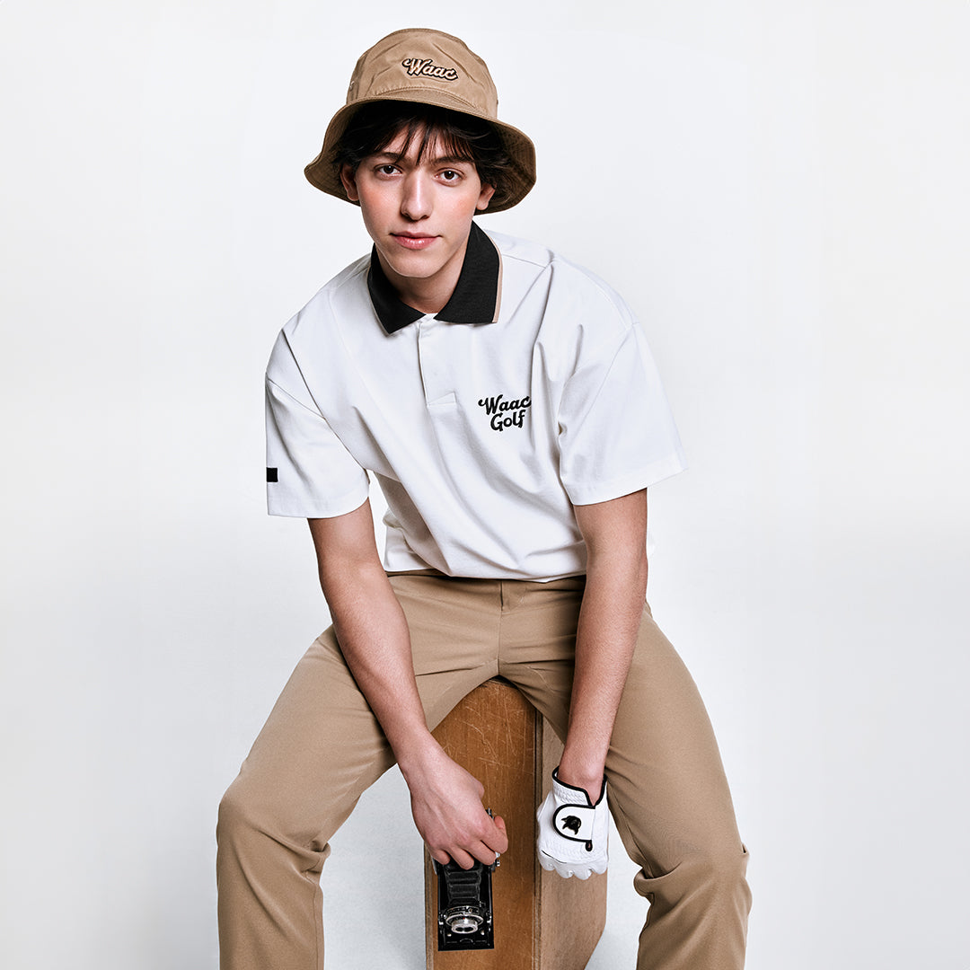 【25SS】MEN ライトストレッチポンチポロシャツ ホワイト