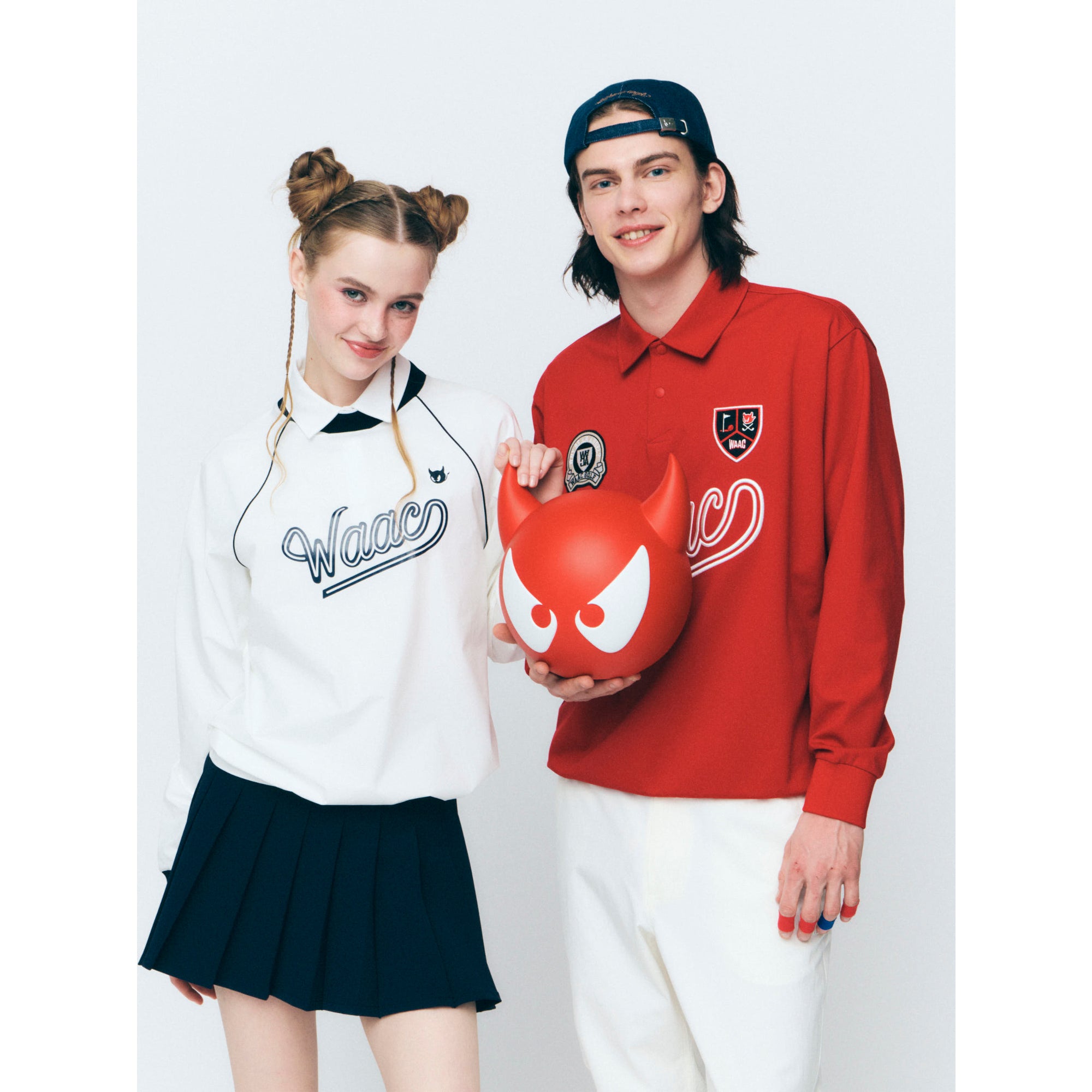 WOMEN ストレッチタフタプルオーバー ネイビー