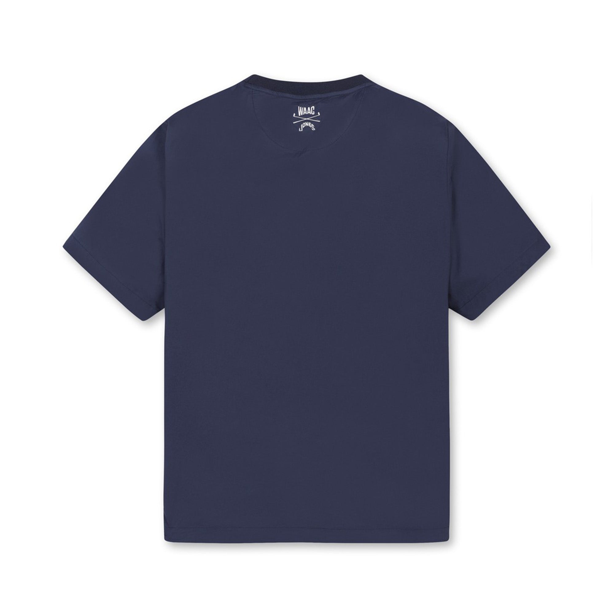 【25SS｜WAAC X JONES】MEN ウーブンショートスリーブプルオーバー ネイビー