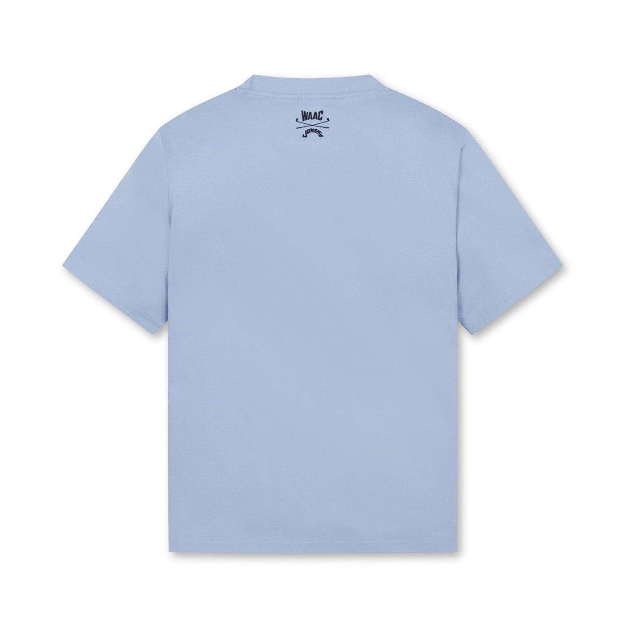 【WAAC X JONES】MEN クルーネックTシャツ ライトブルー