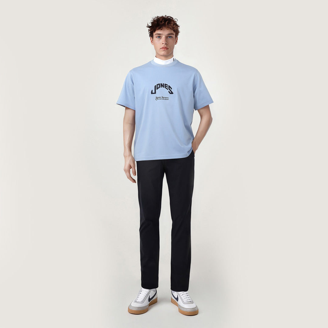【25SS｜WAAC X JONES】MEN クルーネックTシャツ ライトブルー