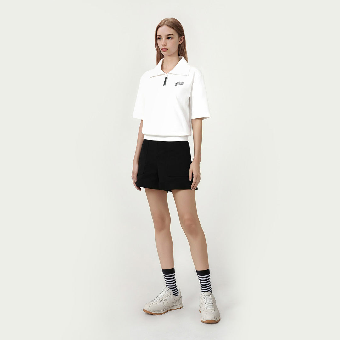 【25SS｜WAAC X JONES】WOMEN ベイカーショートパンツ ブラック