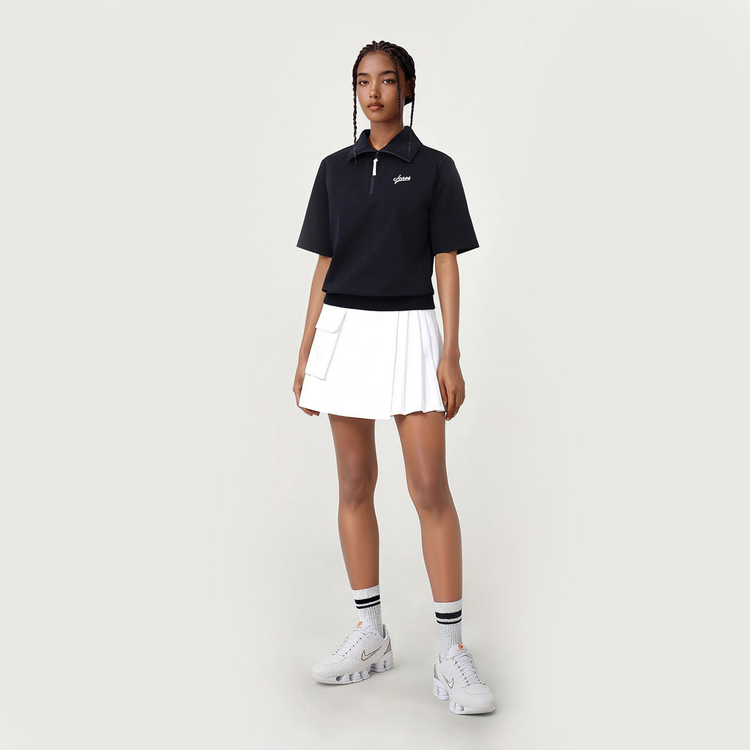 【25SS｜WAAC X JONES】WOMEN プリーツショートパンツ ホワイト
