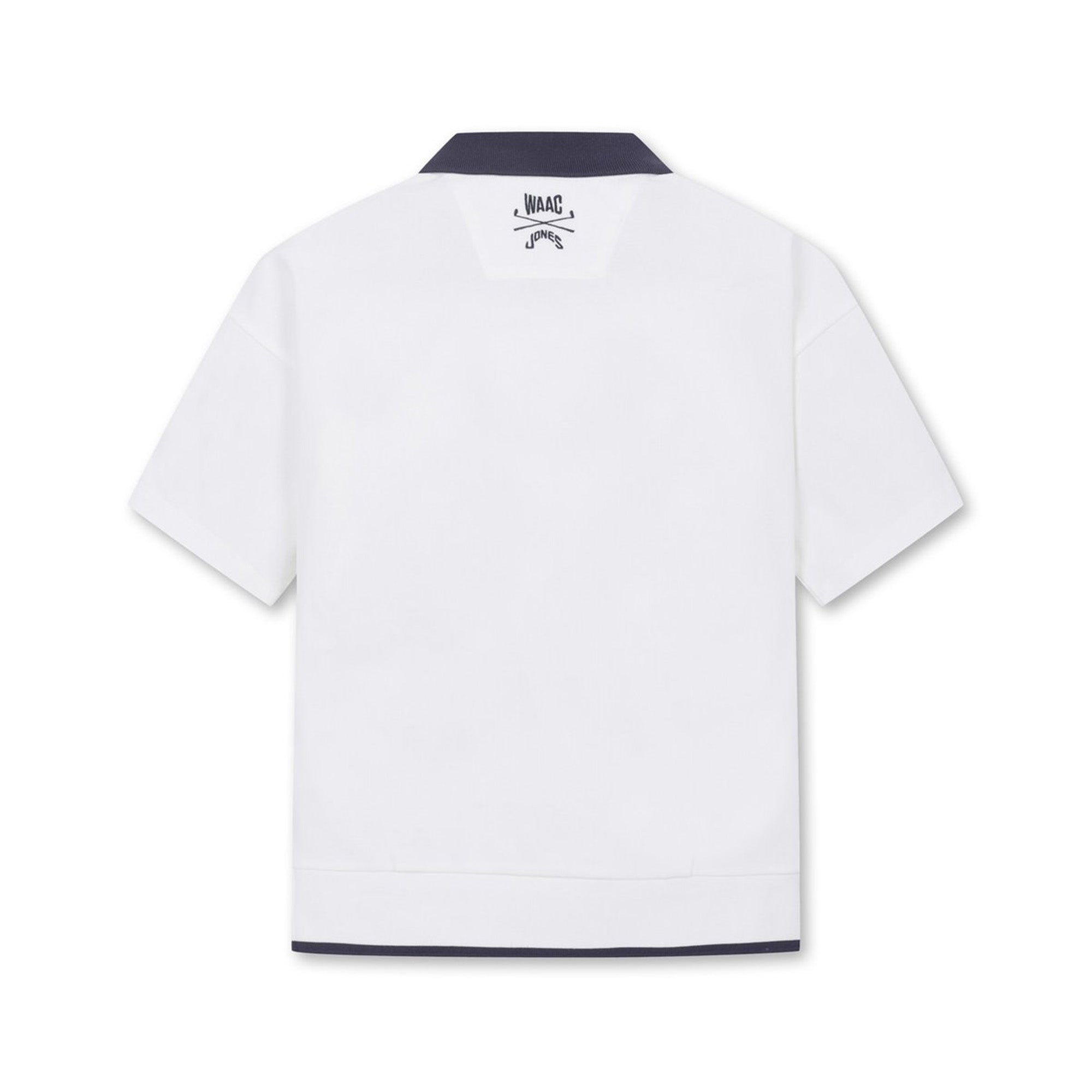 【25SS｜WAAC X JONES】WOMEN ショートスリーブポロシャツ ホワイト