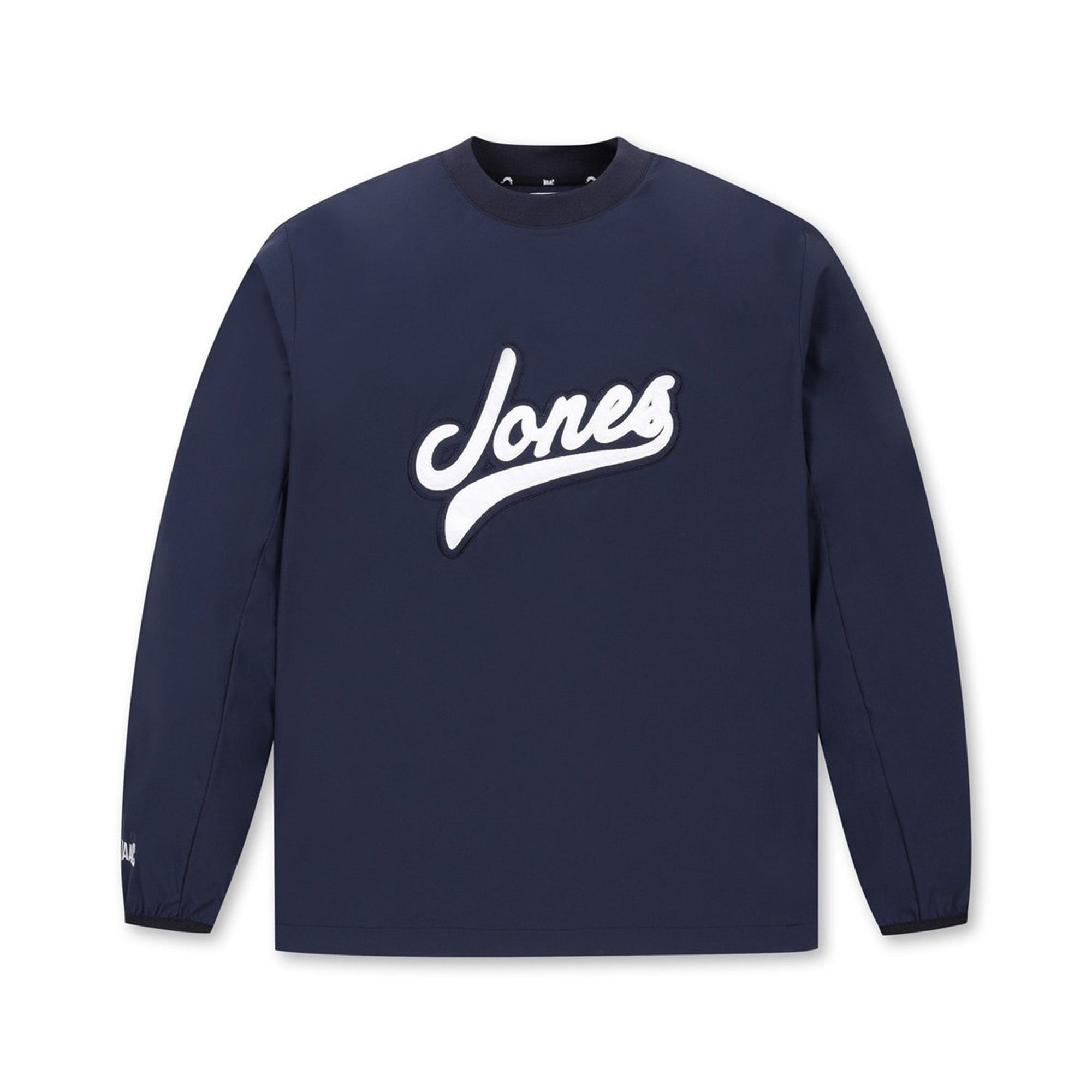 【25SS｜WAAC X JONES】MEN カーブロゴプルオーバー ネイビー